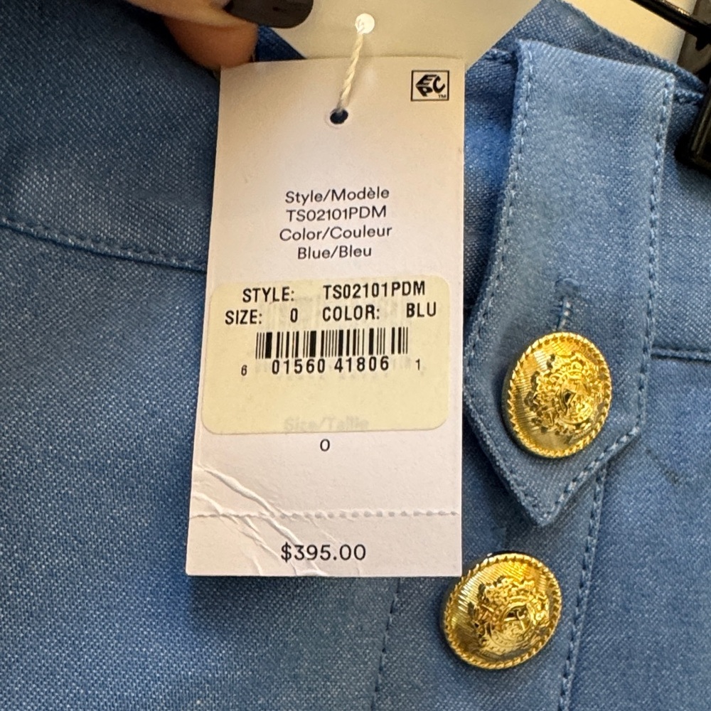 Derek Lam Io Crosby Denim Blue Pants - Picture 3 of 9